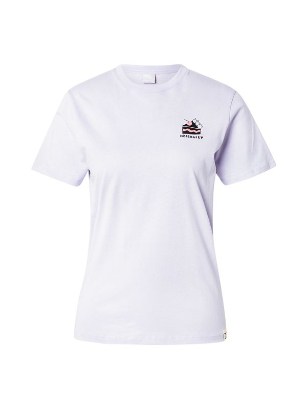 Iriedaily Iriedaily Majica 'Yoga Club'  pastelno lila / svetlo roza / črna