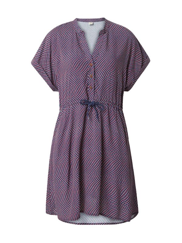 Iriedaily Iriedaily Poletna obleka 'Franji'  mornarska / živo rdeča / off-bela