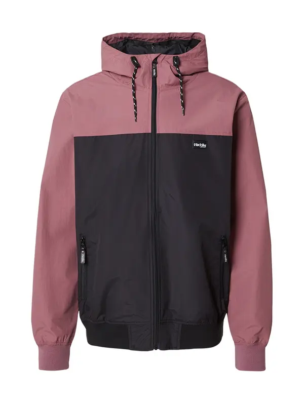 Iriedaily Iriedaily Prehodna jakna 'Auf Deck'  mauve / črna
