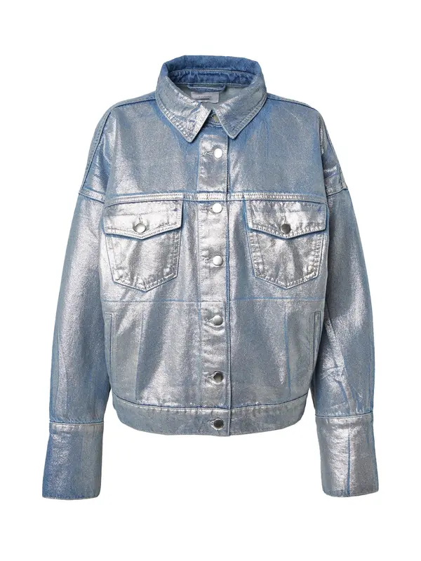 irinassw irinassw Prehodna jakna 'Admira'  moder denim / srebrna