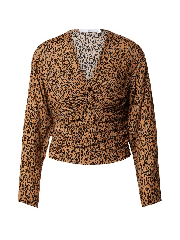 IRO IRO Bluza 'ERNESTA'  sepija / črna