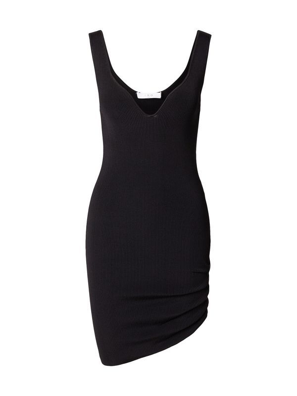 IRO IRO Pletena obleka  črna