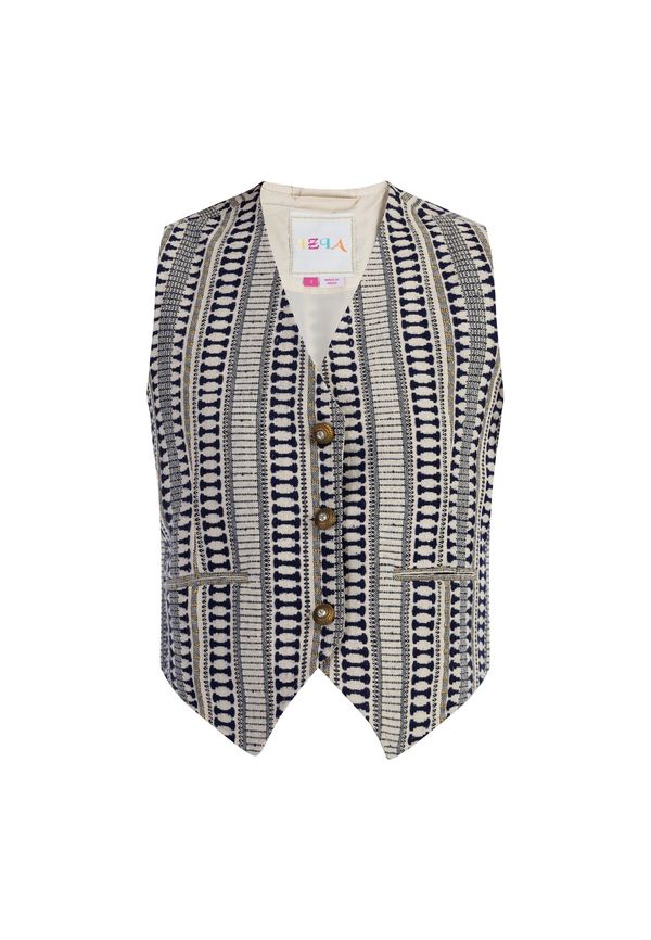 IZIA IZIA Brezrokavnik  marine / zlata / volneno bela