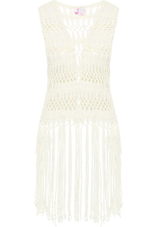 IZIA IZIA Brezrokavnik  volneno bela