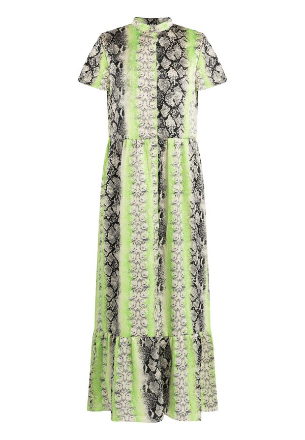 IZIA IZIA Dolga srajca  ecru / siva / jabolko / črna