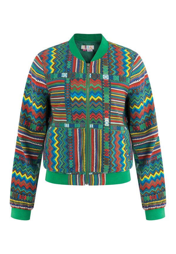 IZIA IZIA Jopa na zadrgo  modra / rjava / rumena / zelena / rdeča