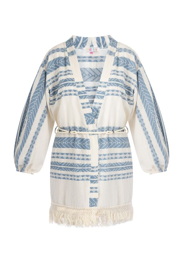 IZIA IZIA Kimono  marine / naravno bela