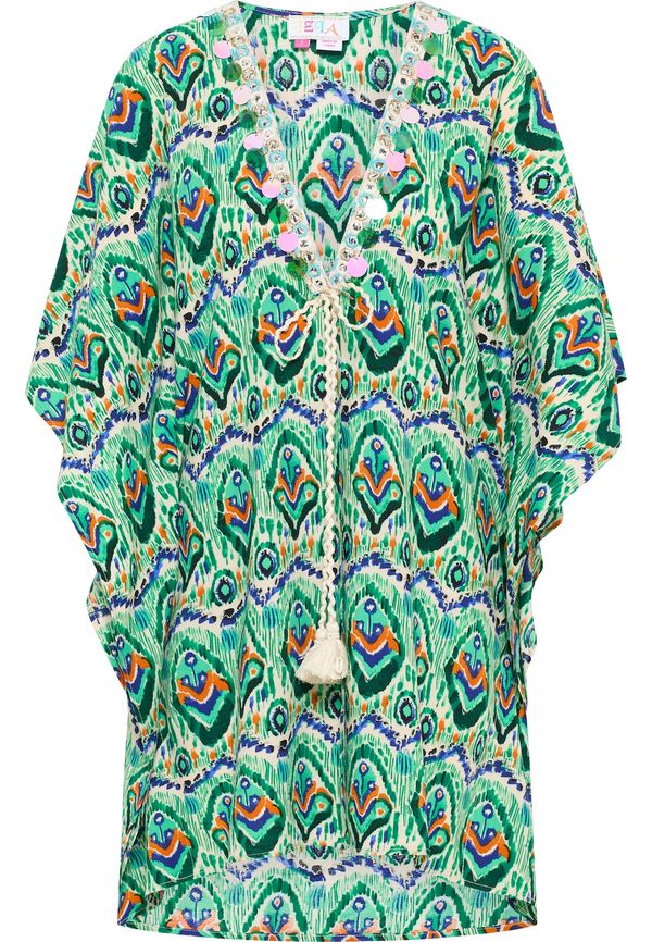 IZIA IZIA Kimono  modra / žad / temno zelena / oranžna