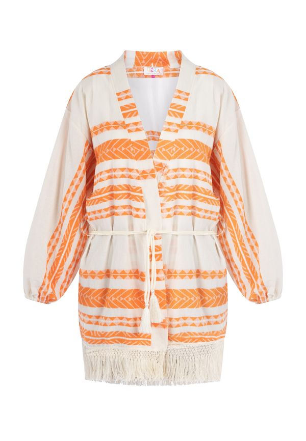 IZIA IZIA Kimono  oranžna / naravno bela