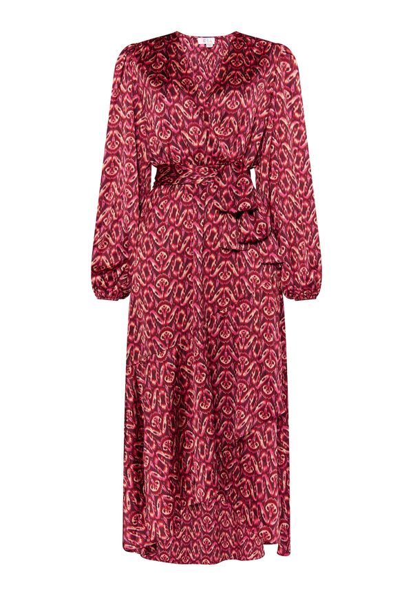 IZIA IZIA Obleka  jagoda / roza / vinsko rdeča