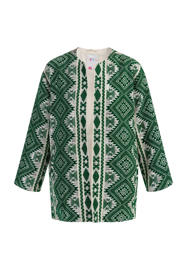 IZIA IZIA Pletena jopa  kremna / zelena