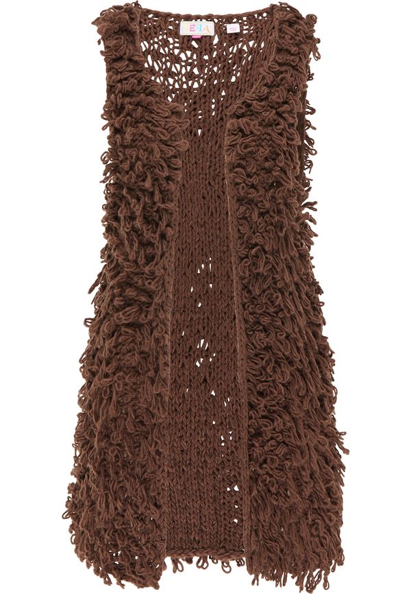 IZIA IZIA Pletena jopa  rjava