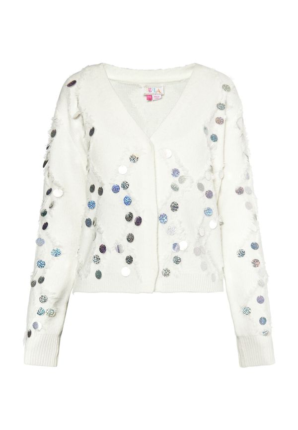 IZIA IZIA Pletena jopa  srebrna / bela