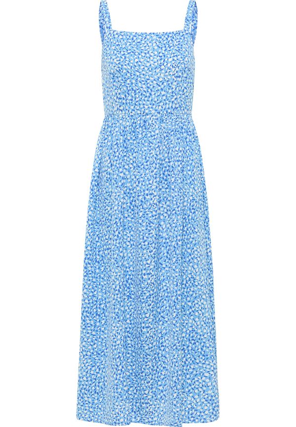 IZIA IZIA Poletna obleka 'Gaya'  modra / bela