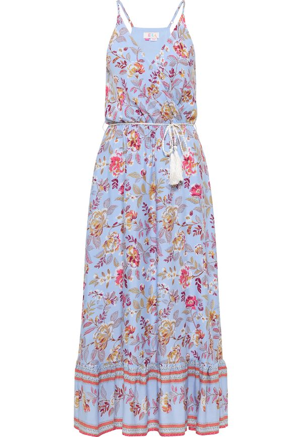 IZIA IZIA Poletna obleka 'Gaya'  pesek / svetlo modra / jagoda / roza
