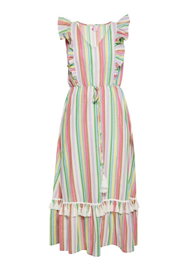 IZIA IZIA Poletna obleka  konjak / rumena / sivka / svetlo roza