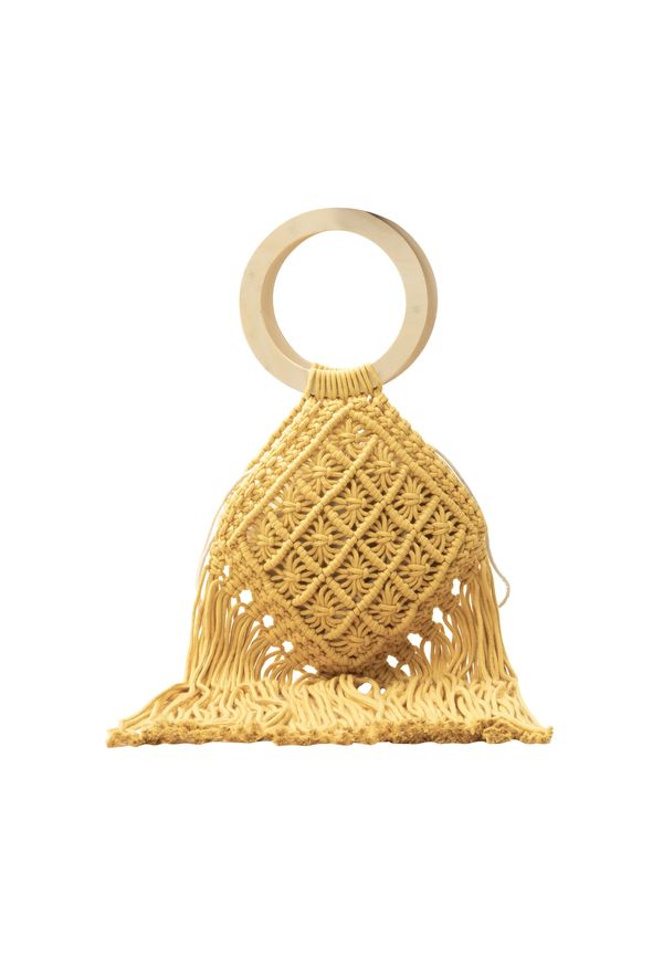 IZIA IZIA Ročna torbica  ecru / rumena