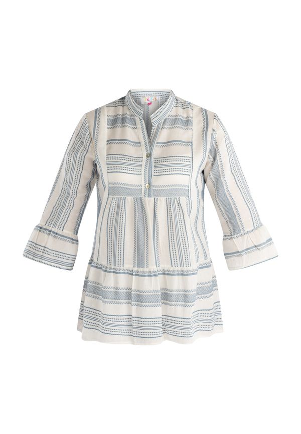 IZIA IZIA Tunika  svetlo modra / bela