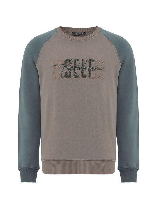 Jacey Quinn Jacey Quinn Majica 'Arturo'  kaki / smaragd