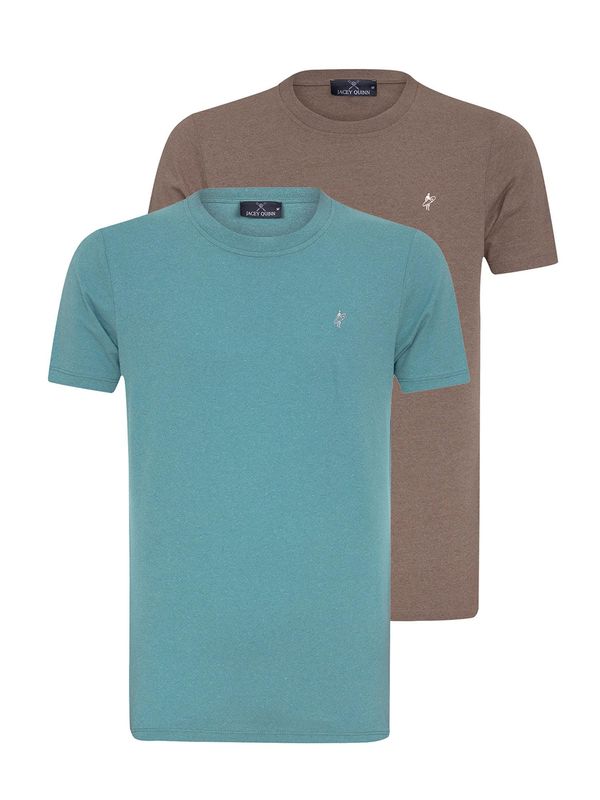 Jacey Quinn Jacey Quinn Majica  modra / rjava