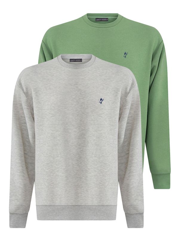 Jacey Quinn Jacey Quinn Majica  modra / siva / zelena