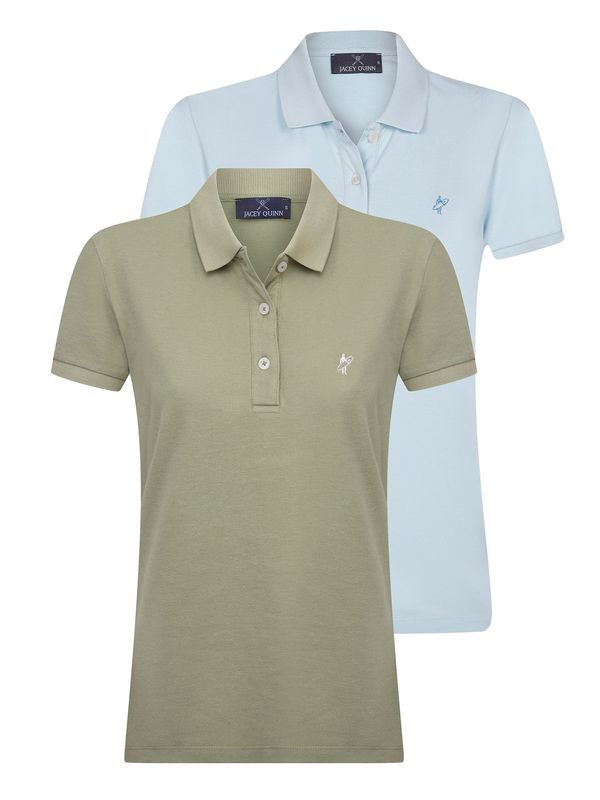 Jacey Quinn Jacey Quinn Majica  modra / zelena