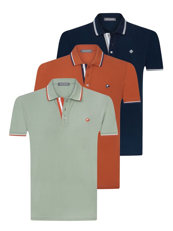 Jacey Quinn Jacey Quinn Majica  mornarska / karamel / zelena / bela