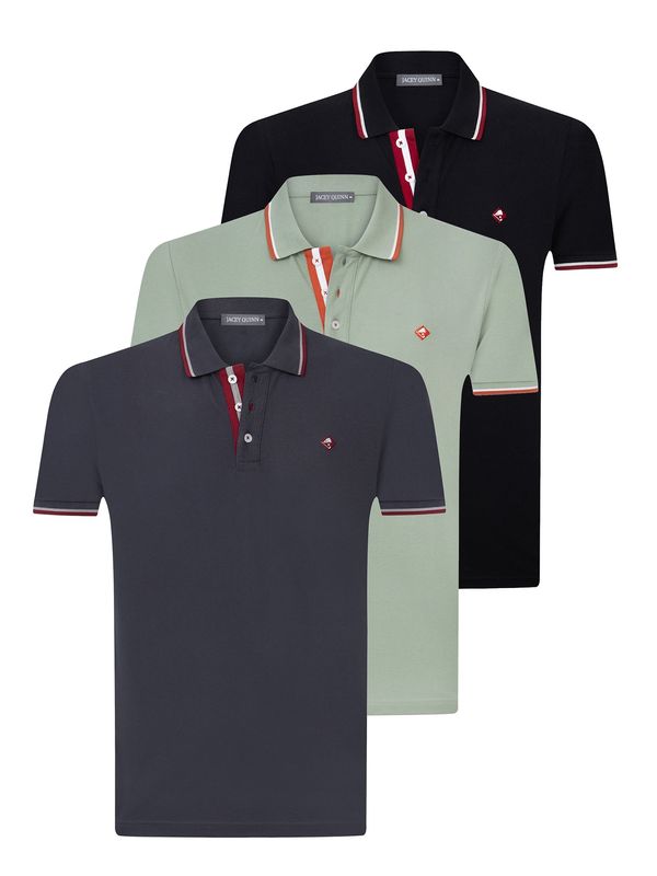 Jacey Quinn Jacey Quinn Majica  mornarska / zelena / krvavo rdeča / črna / bela