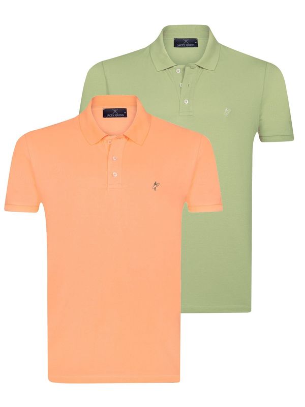 Jacey Quinn Jacey Quinn Majica  pastelno zelena / oranžna