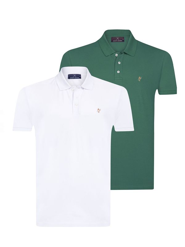 Jacey Quinn Jacey Quinn Majica  rumena / temno zelena / bela