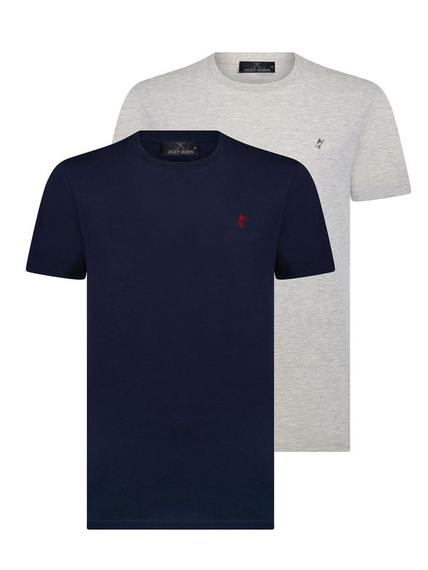 Jacey Quinn Jacey Quinn Majica  svetlo siva / črna