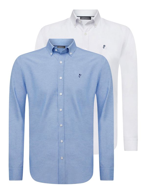 Jacey Quinn Jacey Quinn Poslovna srajca  modra / bela