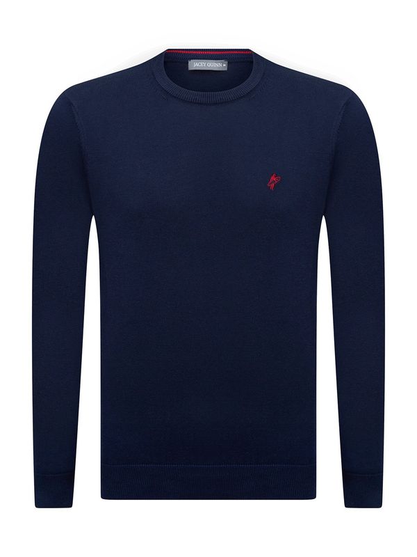 Jacey Quinn Jacey Quinn Pulover  mornarska / rdeča