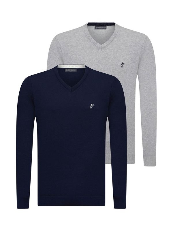 Jacey Quinn Jacey Quinn Pulover  siva / črna