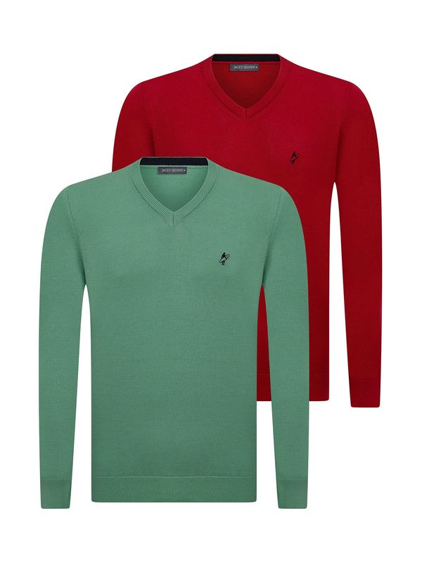 Jacey Quinn Jacey Quinn Pulover  zelena / krvavo rdeča