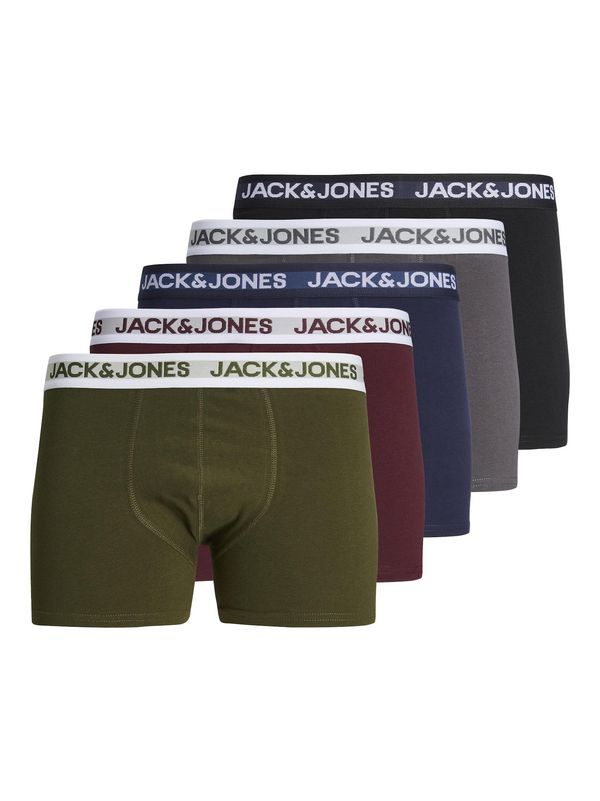 JACK & JONES JACK & JONES Boksarice 'Friday'  modra / kaki / burgund / črna