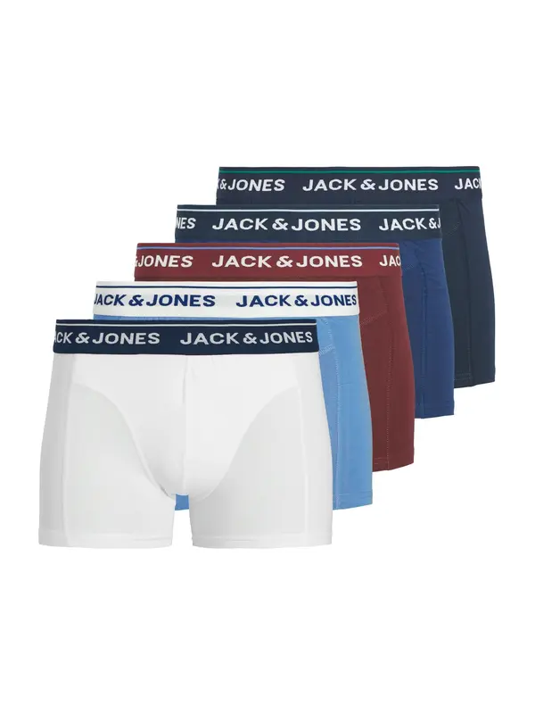 JACK & JONES JACK & JONES Boksarice 'JACBRANCO'  modra / mornarska / svetlo modra / burgund / bela