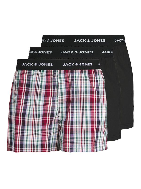 JACK & JONES JACK & JONES Boksarice 'JACCHRISTIAN'  zelena / rdeča / črna / bela