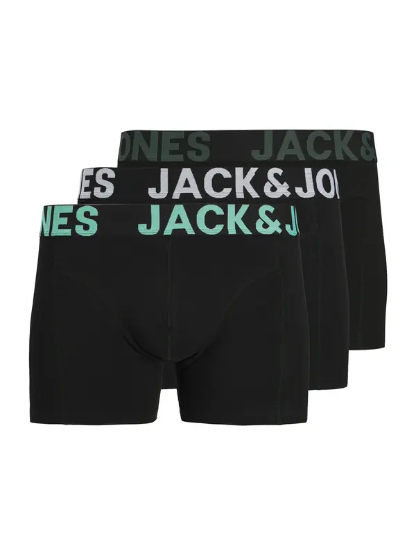 JACK & JONES JACK & JONES Boksarice 'JACELIAS'  temno zelena / črna / bela