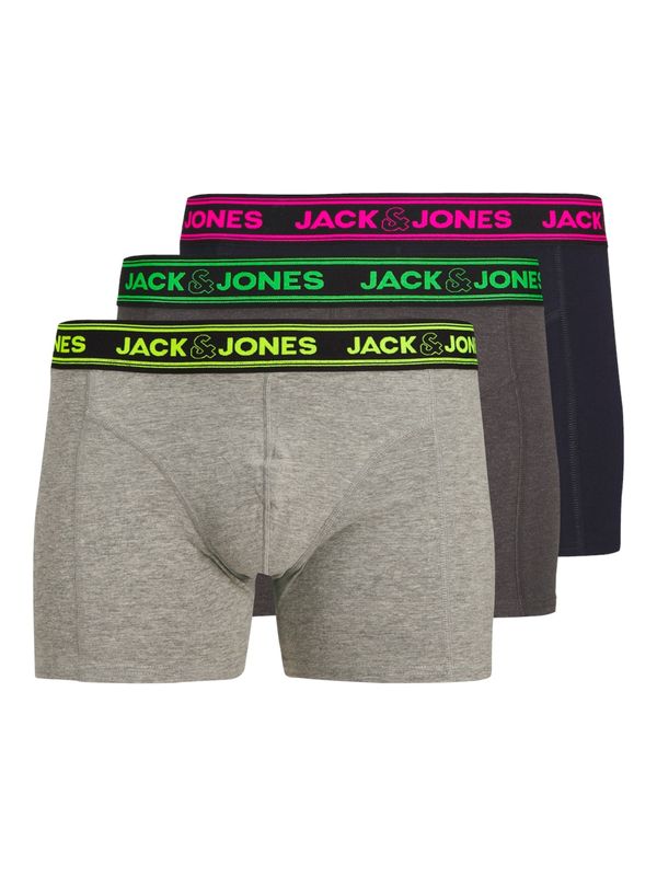 JACK & JONES JACK & JONES Boksarice 'JACEthan'  mornarska / temno siva / pegasto siva / fuksija