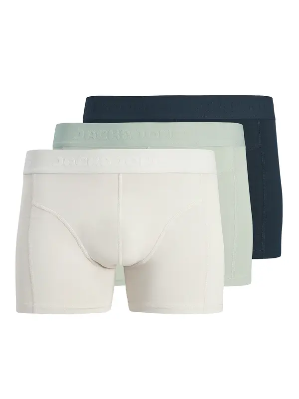 JACK & JONES JACK & JONES Boksarice 'JACGILLI'  ecru / nočno modra / pastelno zelena