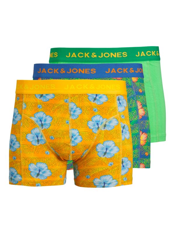 JACK & JONES JACK & JONES Boksarice 'JACHAWAII'  modra / rumena / zelena / oranžna