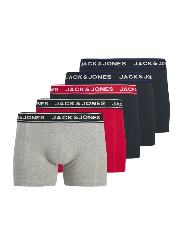 JACK & JONES JACK & JONES Boksarice 'JACHector'  marine / pegasto siva / rdeča