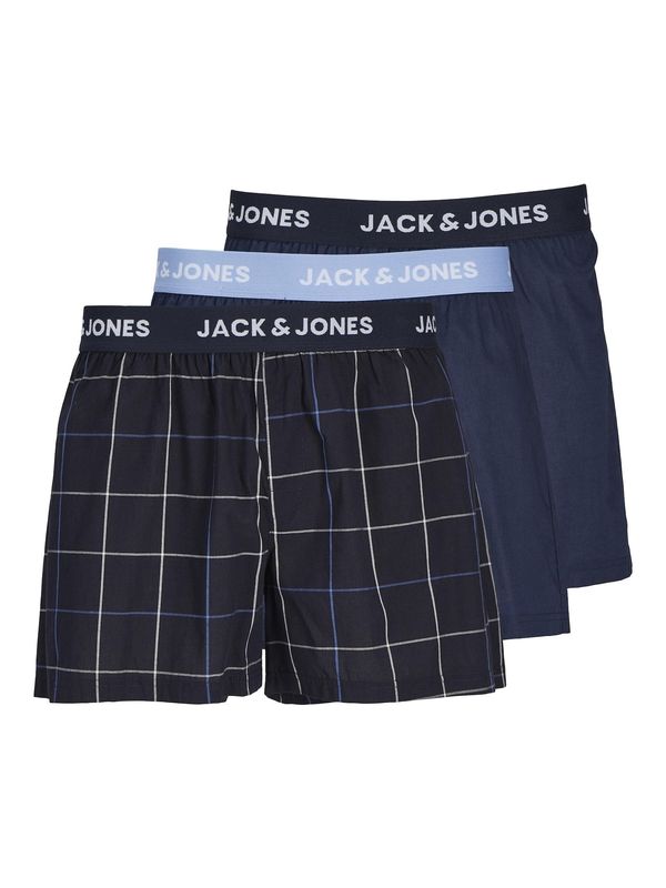 JACK & JONES JACK & JONES Boksarice 'JACJACKSON'  mornarska / svetlo modra / črna / bela