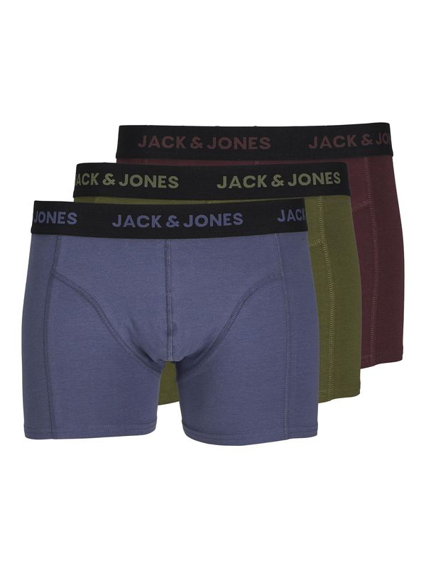 JACK & JONES JACK & JONES Boksarice 'JACJerry'  safir / oliva / vinsko rdeča / črna