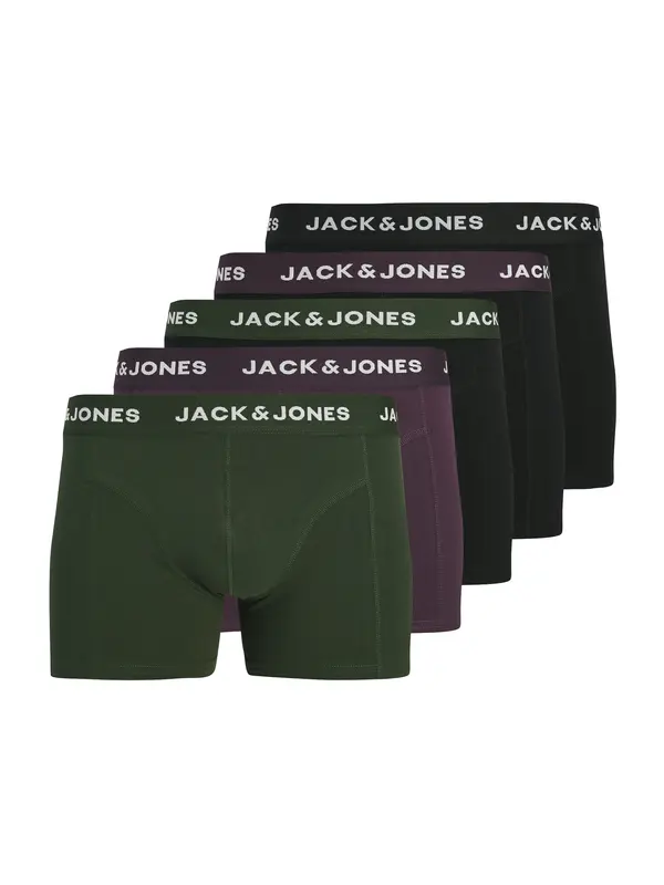 JACK & JONES JACK & JONES Boksarice 'JacJJ'  temno zelena / jajčevec / črna / bela