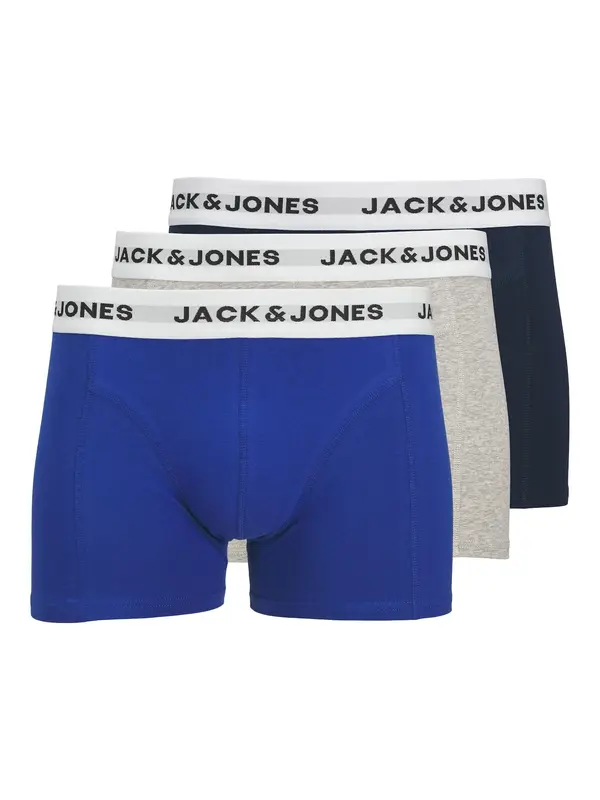 JACK & JONES JACK & JONES Boksarice 'JACJOE'  modra / mornarska / pegasto siva / bela