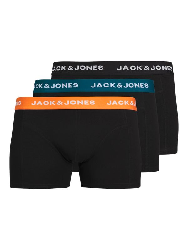 JACK & JONES JACK & JONES Boksarice 'JACJONAS'  cijansko modra / temno oranžna / črna