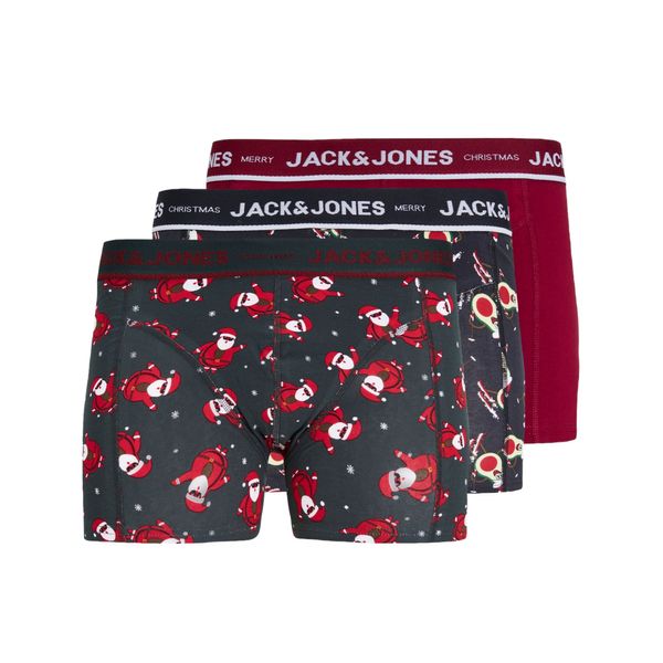 JACK & JONES JACK & JONES Boksarice 'JACMERRY X-MAS'  mornarska / rdeča / bela