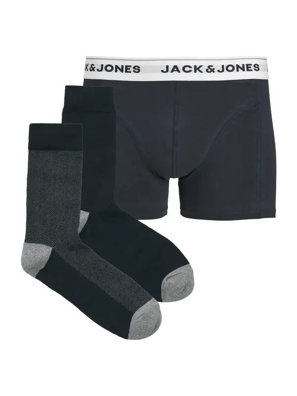 JACK & JONES JACK & JONES Boksarice 'JACORDINARY'  mornarska / pegasto siva